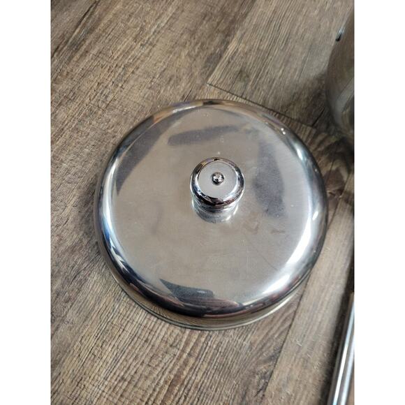 Godinger Stainless Steel Ice BUCKET & SHOOTER Set Bar Tools Mix Drink Set - Picture 3 of 10